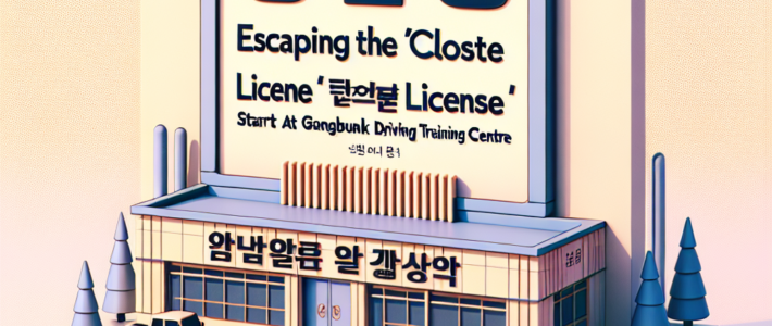 장롱면허 탈출은 강북운전연수로 시작하세요 강북운전연수